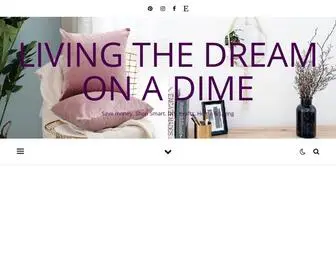 Livingthedreamonadime.com(Save money) Screenshot