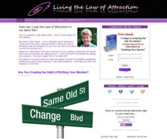 Livingthelawofattraction.com(LOA has never been a Secret) Screenshot