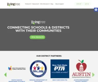 Livingtree.com(School Management Software & Solutions) Screenshot