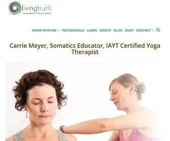 Livingtruthyoga.com(Heal Yourself from Pain Today) Screenshot