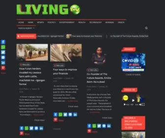 Livingtvglobal.com.ng(Living TV Global) Screenshot