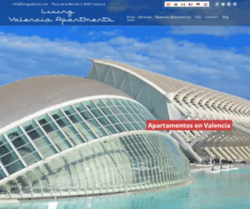 LivingValencia.com(Apartamentos en Valencia) Screenshot