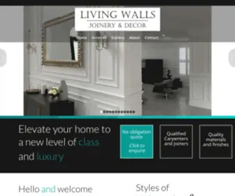 Livingwallsjoinery.com.au(Sydney Carpenters & Joiners) Screenshot