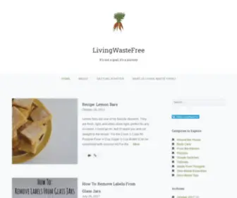Livingwastefree.com(Livingwastefree) Screenshot