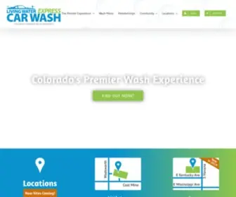 Livingwatercarwash.com(Living Water Express Car Wash) Screenshot