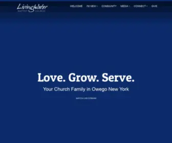 Livingwaterowego.org(Living Water Baptist Church) Screenshot