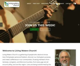 Livingwatersleroy.org(Living Waters Church) Screenshot
