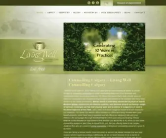 Livingwellcounselling.ca(Counselling Calgary) Screenshot