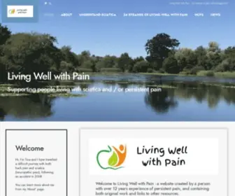 Livingwellpain.net(Living Well with Pain) Screenshot