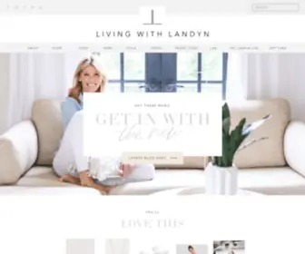 Livingwithlandyn.com(Living With Landyn) Screenshot