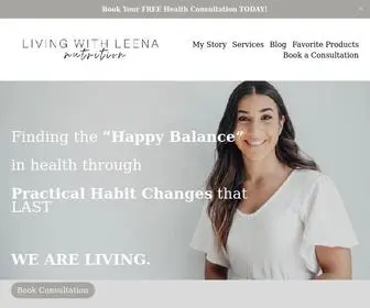 Livingwithleena.com(Leena Abed) Screenshot