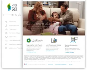 Livingwithlgs.com(Lennox-Gastaut Syndrome) Screenshot