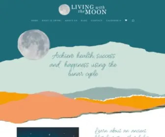 Livingwiththemoon.com(Living with the Moon) Screenshot