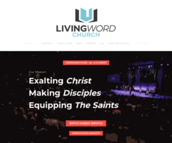 Livingwordhouma.com(Living Word Church) Screenshot