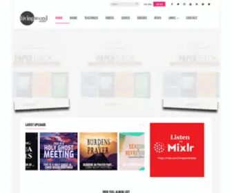 Livingwordmedia.org(The Word of God on the Go) Screenshot