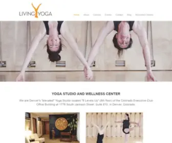 Livingyogadenver.com(Living Yoga) Screenshot