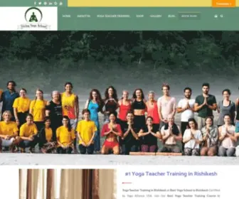 Livingyogaschool.com(Living Yoga School) Screenshot