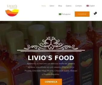 Liviosfood.com(Livio´s Food Inovation) Screenshot