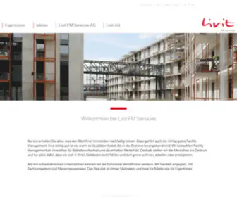Livit-FM.ch(Livit FM Services AG) Screenshot
