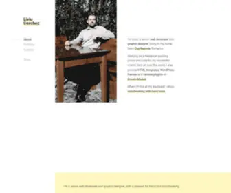Liviucerchez.com(Senior web developer and graphic designer) Screenshot