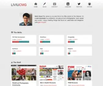 Liviucmg.com(Home of Liviu Cristian Mirea Ghiban) Screenshot