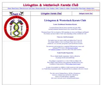 LivKarate.co.uk(Livingston & Westerinch Karate Club) Screenshot