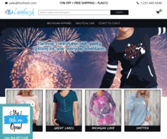 Livnfresh.com(High quality clothing) Screenshot