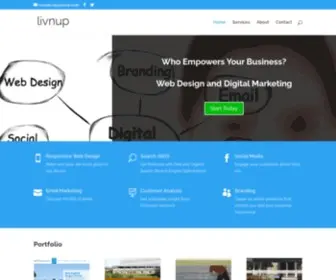 Livnup.com(Web Design and Digital Marketing Services) Screenshot