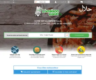 Livraisonhalal.fr(livraisonhalal) Screenshot