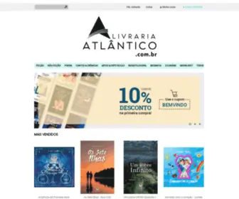 Livrariaatlantico.com.br(Atlântico) Screenshot