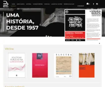 Livrariabarata.pt(Livraria Barata) Screenshot