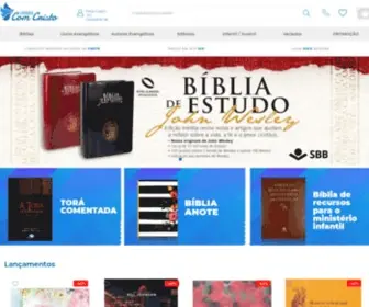 Livrariacomcristo.com.br(Livraria Cristã Com Cristo) Screenshot