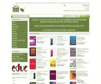 Livrariadafisica.com.br(Livraria da Física) Screenshot