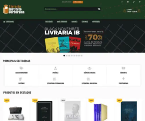 Livrariaib.com(Livraria Instituto Borborema) Screenshot