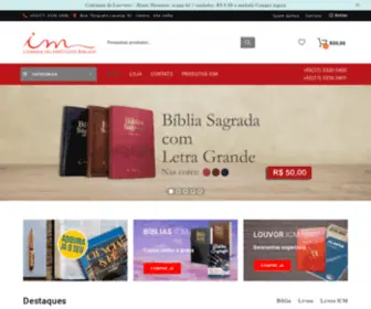 Livrariaicm.org.br(LIVRARIA ICM) Screenshot