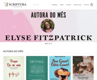 Livrariascriptura.com.br(Scriptura) Screenshot