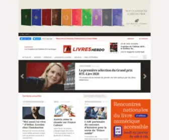 Livreshebdo.fr(Livres Hebdo) Screenshot