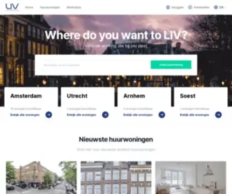 Livresidential.nl(LIV residential) Screenshot