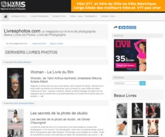 Livresphotos.com(Est un magazine sur le livre de photographie) Screenshot
