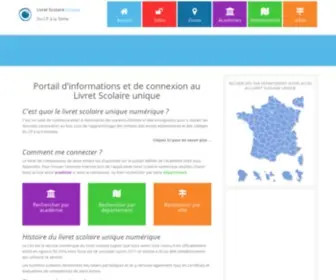 Livret-Scolaire-Unique.education(Connectez vous au Livret Scolaire Unique) Screenshot