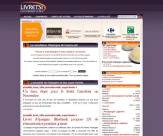 Livrets.net(Livret développement durable) Screenshot