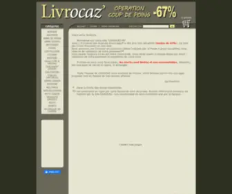 Livrocaz.fr(Accueil) Screenshot