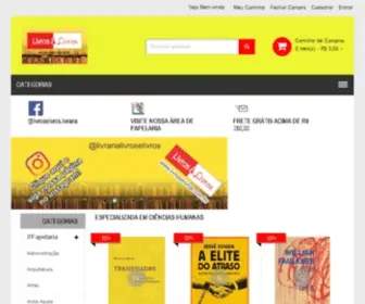 Livroselivros.com.br(Livraria Livros e Livros) Screenshot