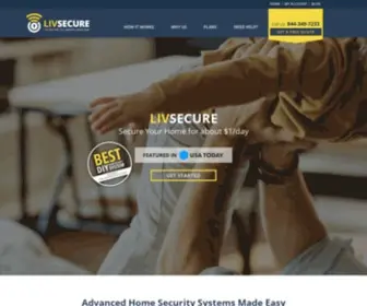 Livsecure.com(Home Security Systems and Home Automation Systems) Screenshot