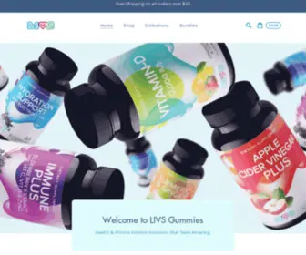 Livsgummies.com(Best Gummy Vitamins for Living Healthy Life Every Day) Screenshot