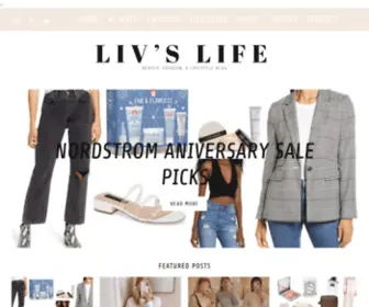 Livslife.net(Beauty and Fashion Blog) Screenshot