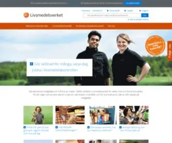 Livsmedelsverket.se(Startsida) Screenshot