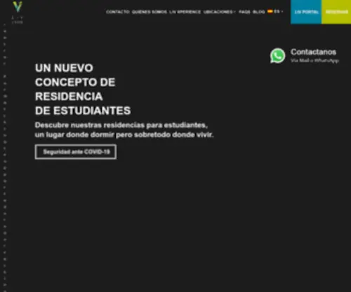 Livstudent.es(Residencias de estudiantes LIV Student) Screenshot