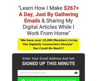 Livthedigitallife.com(Collect Emails And Show DIgital Products From Home) Screenshot