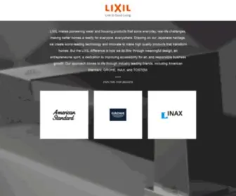 Lixil.co.in(India) Screenshot